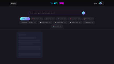 AnyLearn.ai - AI tool for AI Assistants