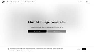 Flux AI Image Generator - AI tool for Content Creation