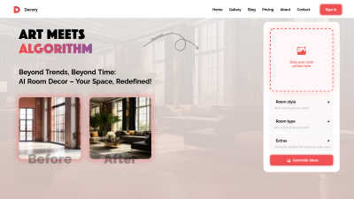 Decory - AI tool for Content Creation