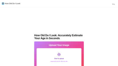 Face Age Detector - AI tool for Image & Photo
