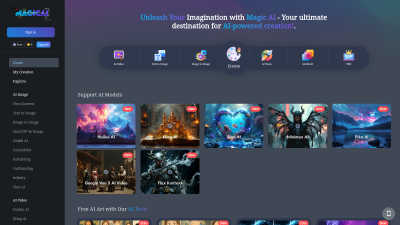 MagicAI_flux image and ai video generator - AI tool for Design Tools