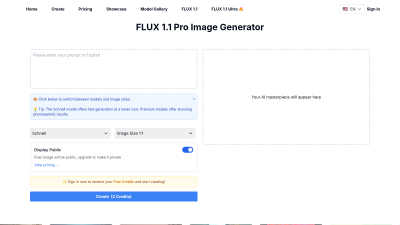 FLUX 1.1 Pro - AI tool for Design Tools
