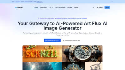 Flux Image AI - AI tool for Generative Art