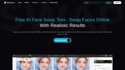 Free AI Face Swap Tool - Shakker - AI tool for Design Tools