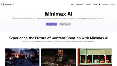 Minimax AI - AI tool for Image & Photo