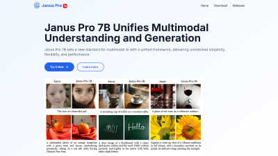 Janus Pro - AI tool for Content Creation