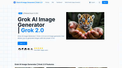Grok AI Image Generator - AI tool for Content Creation
