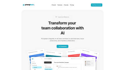 Prompteam - AI tool for Business & Finance