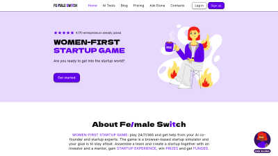 Fe/male Switch Startup Game - AI tool for Coaching