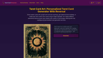 Tarot Card Art - AI tool for Generative Art