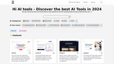 Hi AI Tools - AI tool for Content Creation