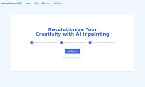 AI Inpainting Website