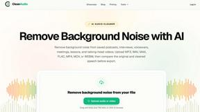 ai clean audio