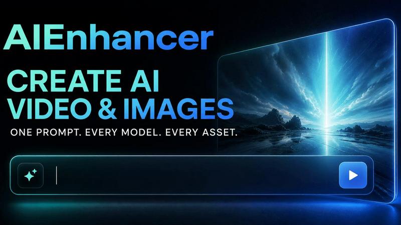 AIEnhancer application interface and features