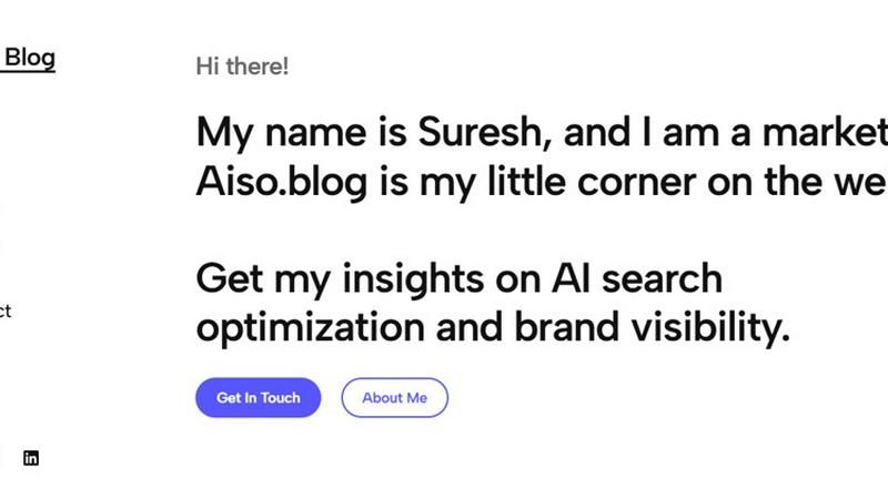 AISO Blog screenshot