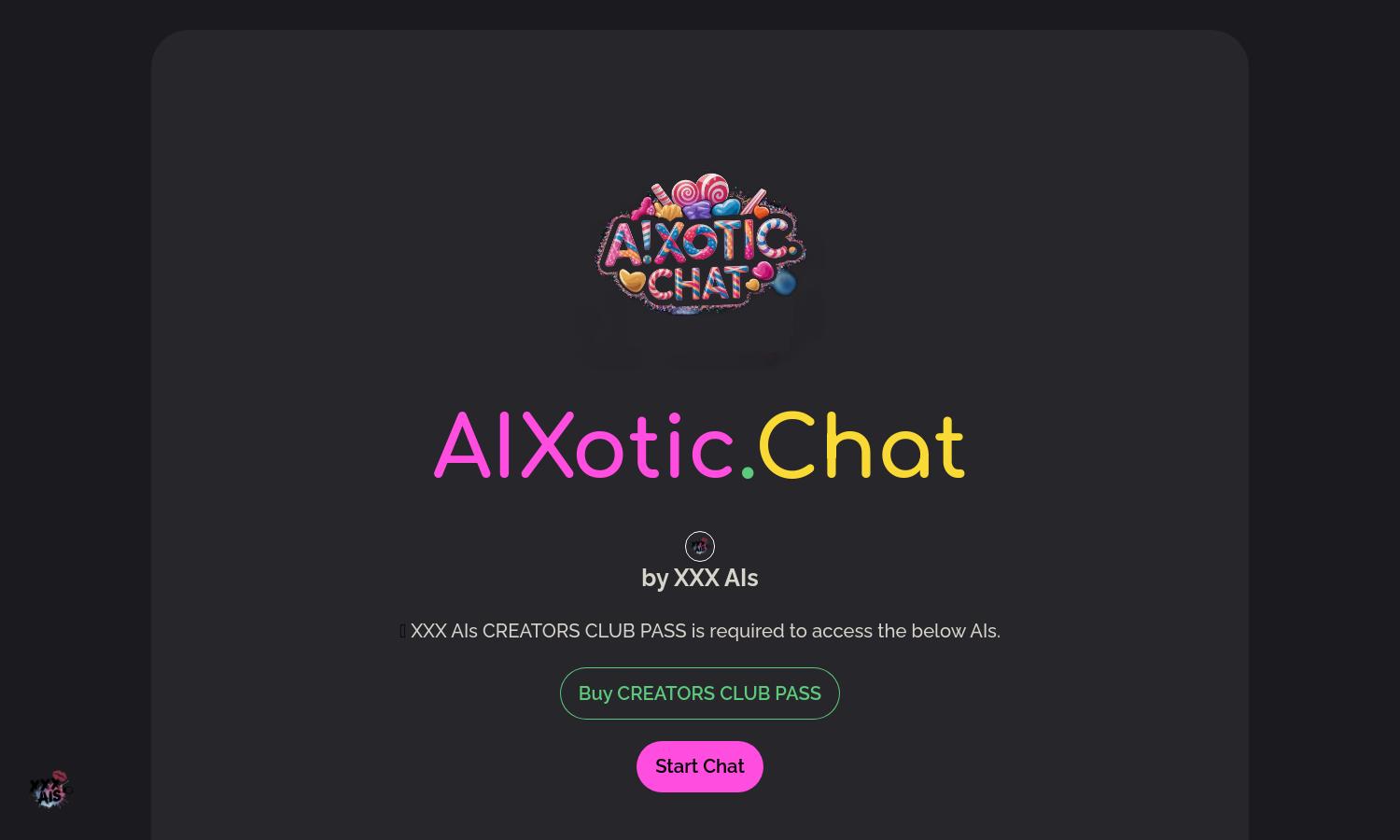 AIXotic.Chat Website