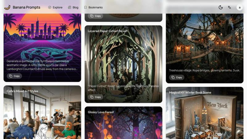 Banana Prompts screenshot