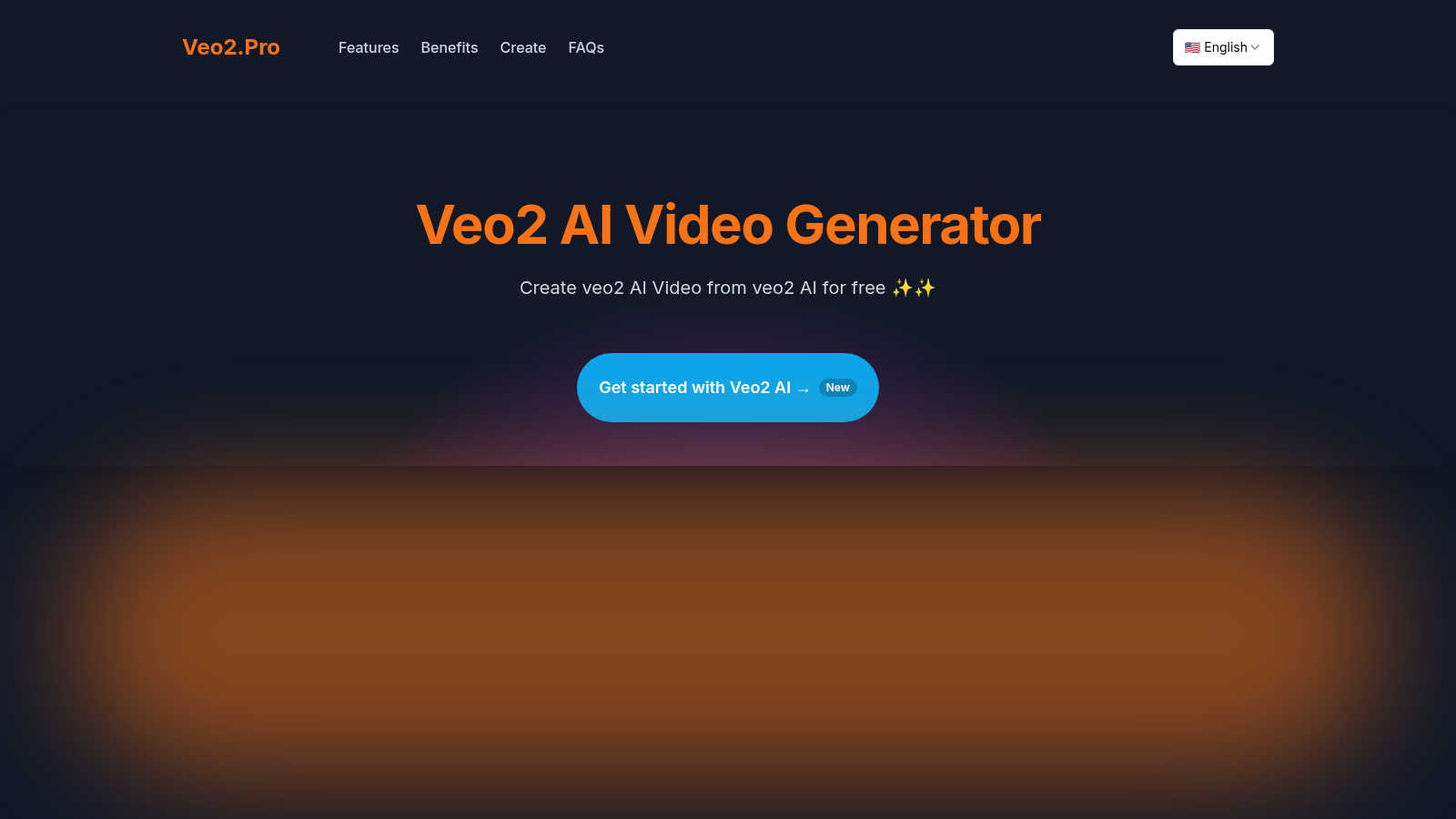 Veo2 AI Video Generator application interface and features