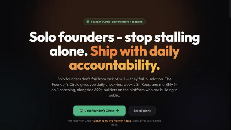 Builders application interface and features