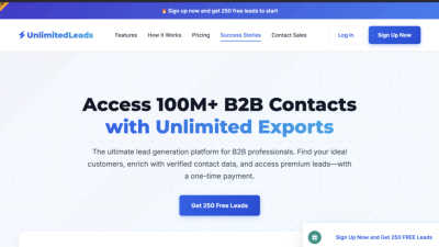 Unlimited leads - AI tool for Marketing