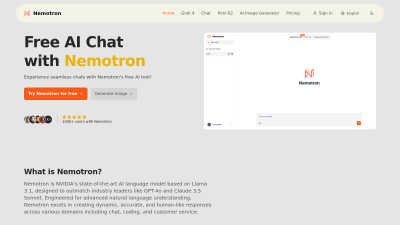 Nemotron - AI tool for Chatbots