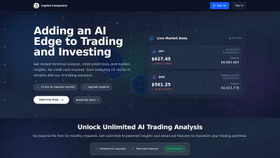 Capital Companion - AI tool for Analytics & Data