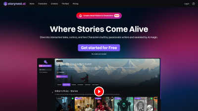 Storynest.ai - AI tool for Content Creation