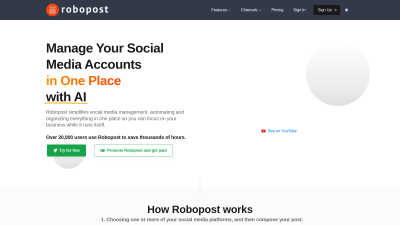 Robopost - AI tool for AI Assistants