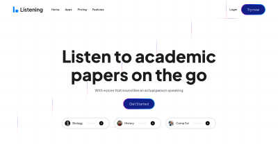 Listening.com - AI tool for Accessibility