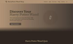 Harry Potter Wand Quiz Website