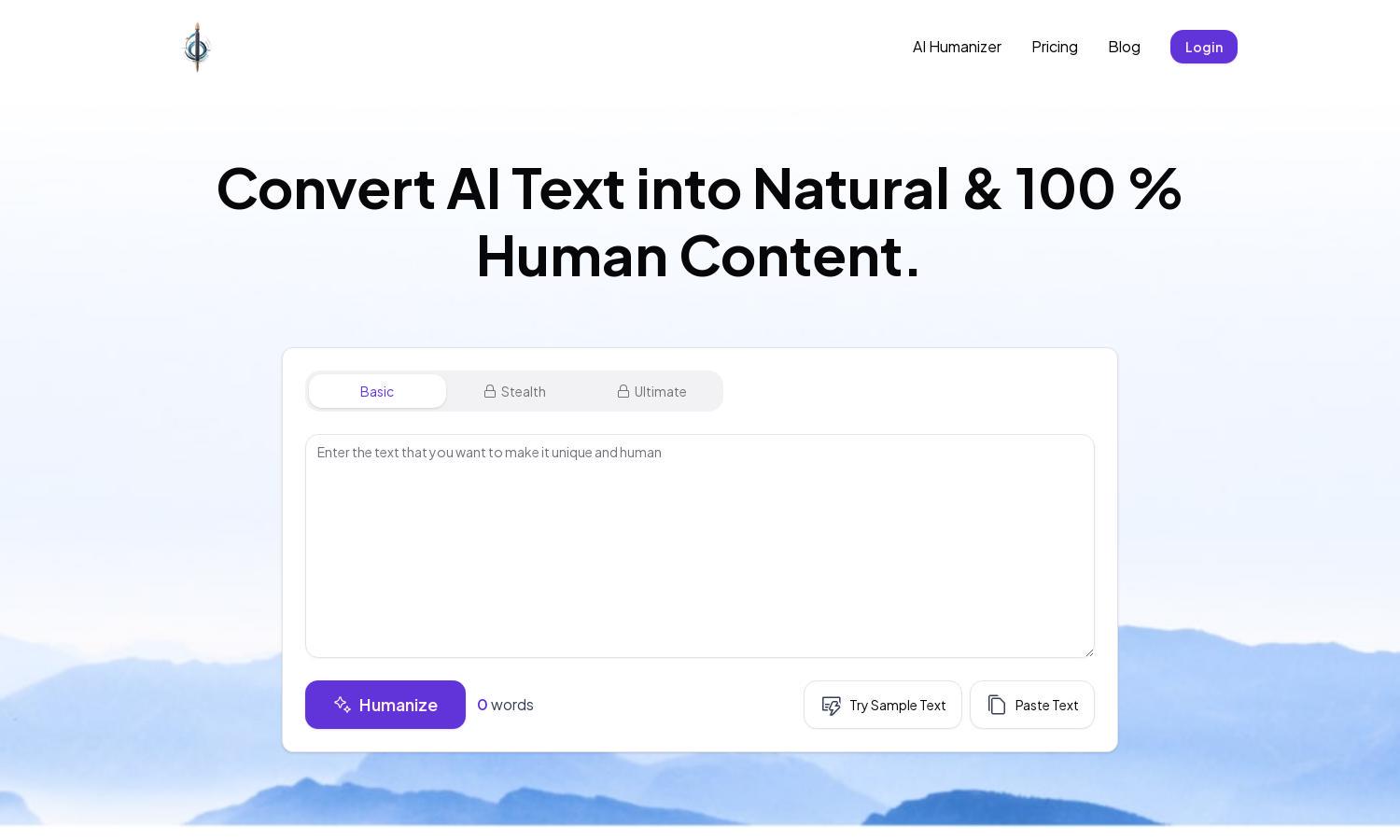 HumanizeText Website