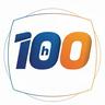 Hundred times copy and paste logo