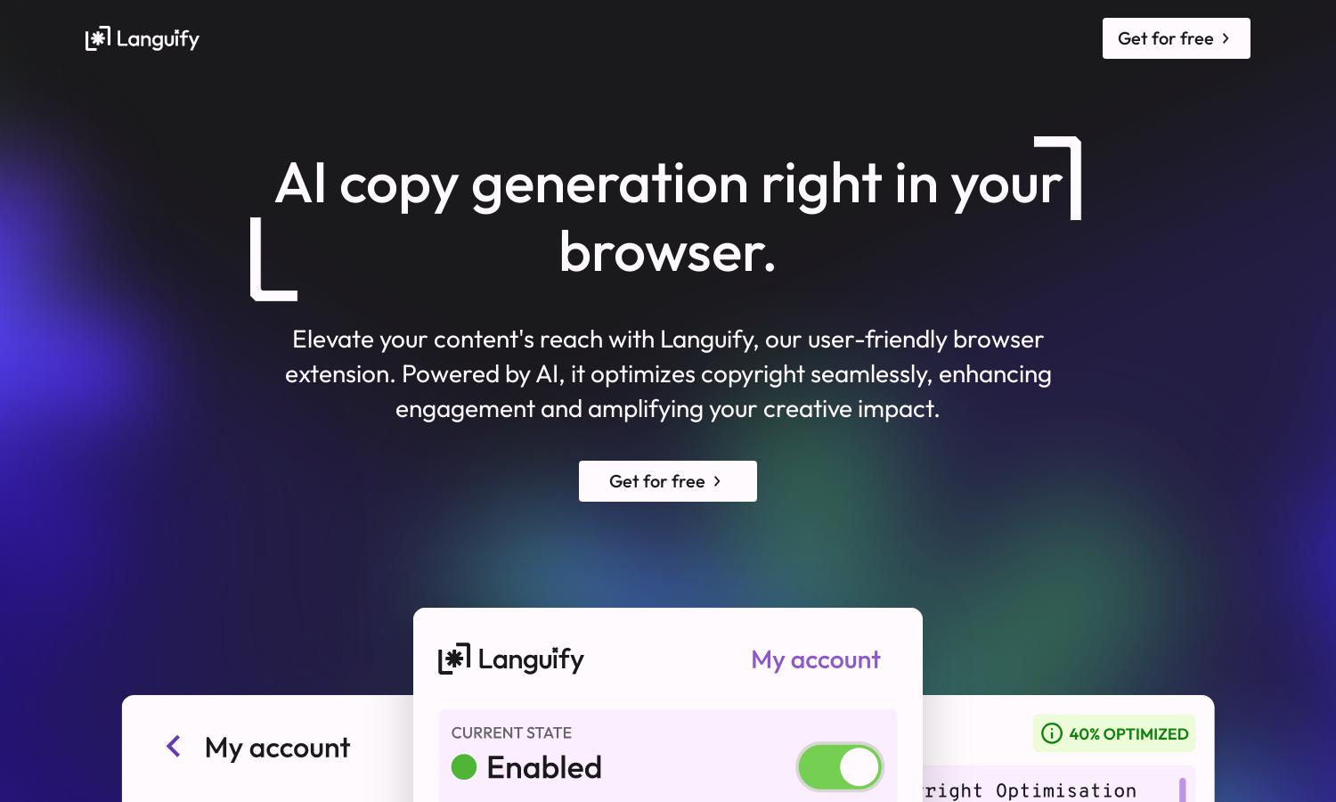 Languify.ai Website