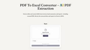 PDF to Excel