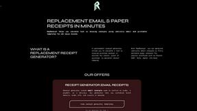 RepReceipt - product for Marketing