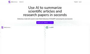 SciSummary Website