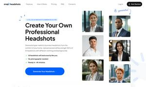Snap Headshots Website