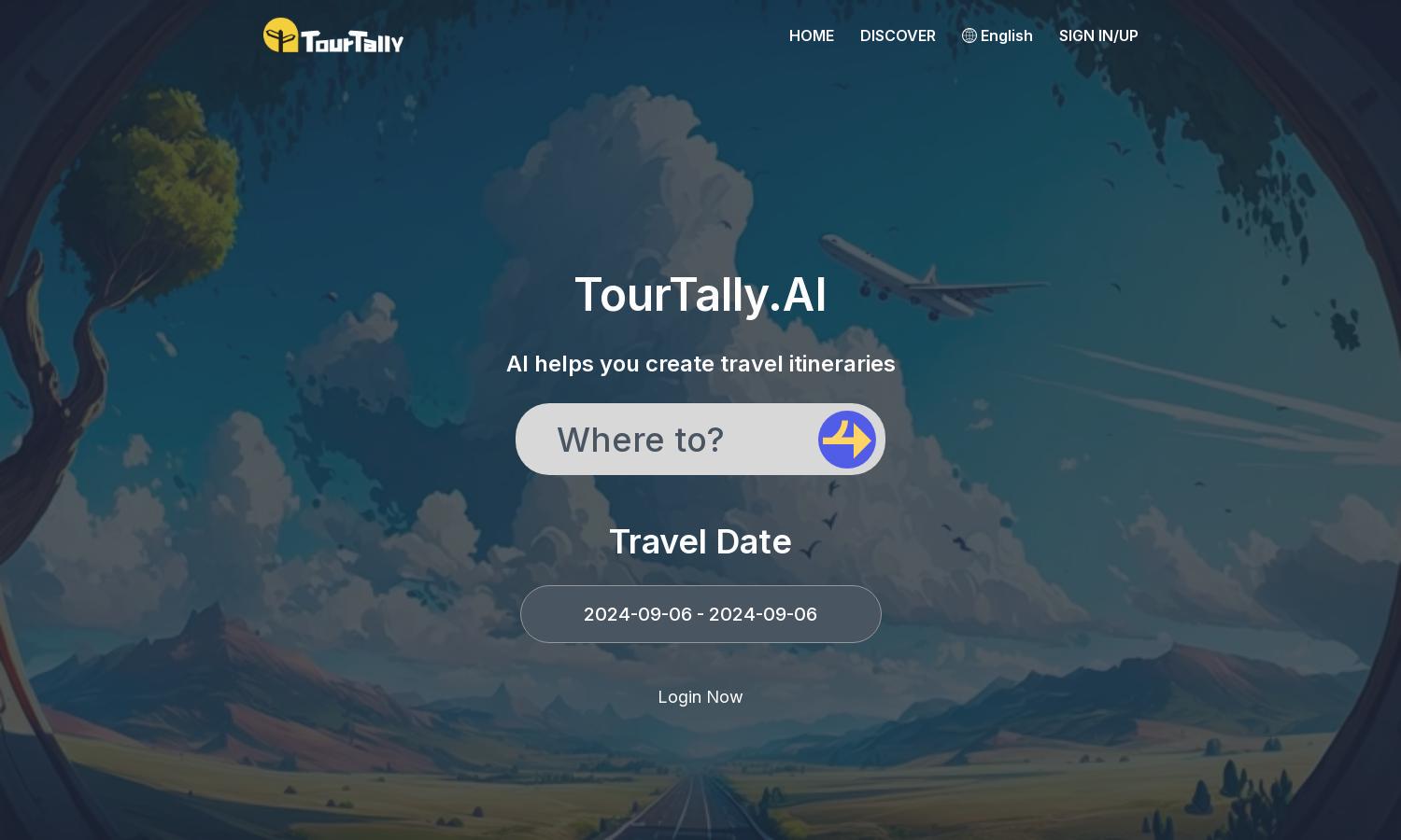 TourTally.AI Website