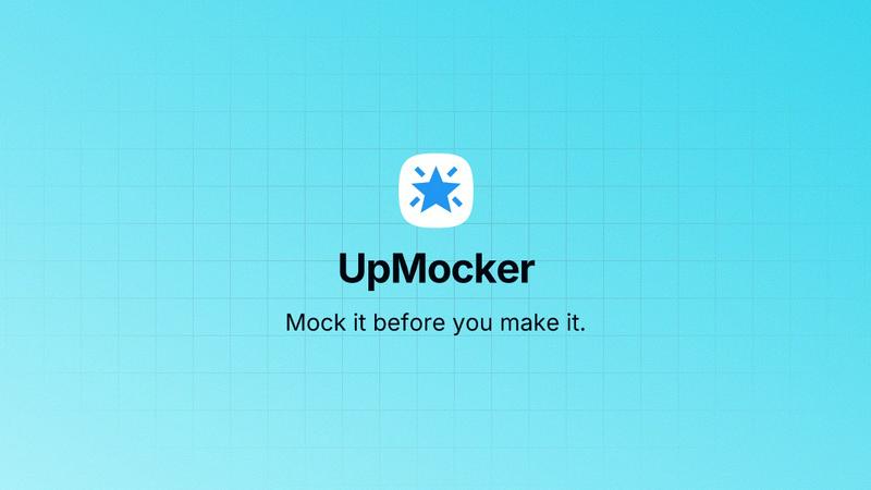 UpMocker application interface and features