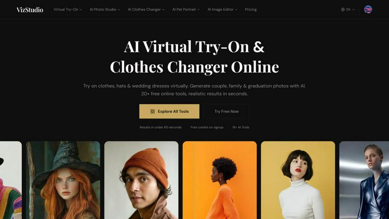 Vizstudio application interface and features