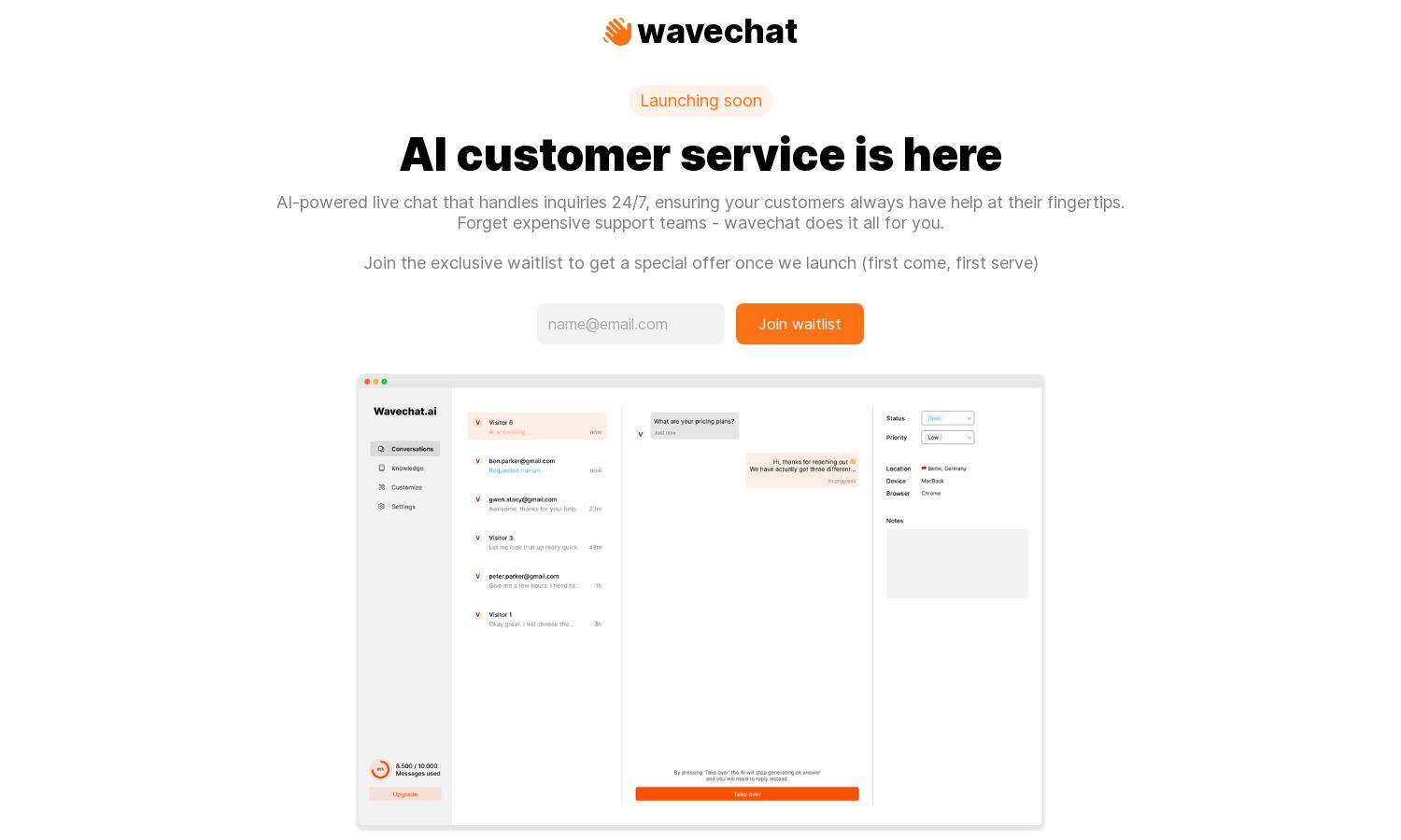 Wavechat Website